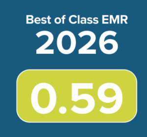 Image reading Best of Class EMR 2026 with 0.59 highligted in green